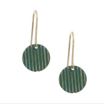 Handmade Brass Patina Earrings - CFM-ER-49