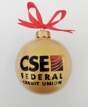 glass Christmas ball with custom logo,handpainted logo ball