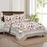 Premium Double Bed Sheet with 2 Pillow Cover