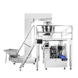 Fully Automatic Stand Zipper Doypack Pouch Bean Dry Fruit Peanut Cashew Nuts Packing Machine