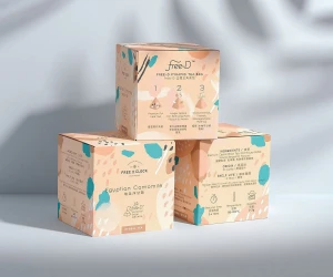 Customizable Square Shaped Box for Creams