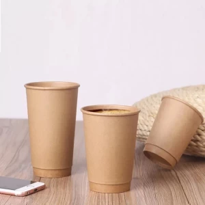 Disposable Kraft  Paper Cup,Custom coffee paper cup