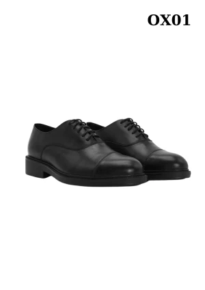 Formal Men Oxford Leather Shoes with Genuine Leather