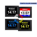 7 8 10 Inch Medication Reminders Digital Calendar Day Clock For Elderly Dementia Alzheimer Memory Loss