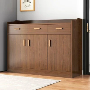 Wooden Sideboard Cabinet Kitchen Storage Buffet With Drawers