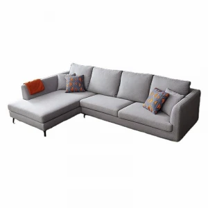 Memeratta modern europe living room L-type sectional fabric modular sofa S-726