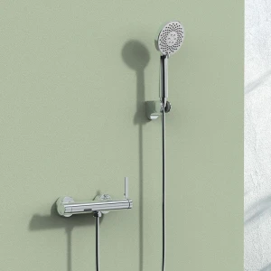 Handheld Telephone Shower Head Wall Mounted Bathroom Spray Set OEM Supplier
