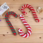 Cheap Price Pet toys Cat Dog Toy Holiday Red And Green Dog Toys Pet Accessories Candy Design Christmas gift for pet acc