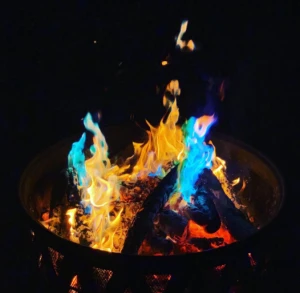 Magic color flame powder