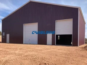 Rapid construction of prefabricated structure warehouse and steel barn