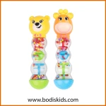 0-12 Months Plastic Hourglass Rattle Toys for Kids