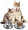 Stainless Steel Pet Bowl with Rubber Base