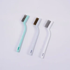 Mini Wire Brush (Nylon, Stainless Steel, Brash 3 In 1) Wholesale