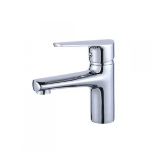 Contemporary Single Handle Basin Tap With Chrome Finish