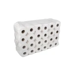 100% Recycled Fiber Bulk Toilet Paper for Business 2-PLY Standard Rolls, White