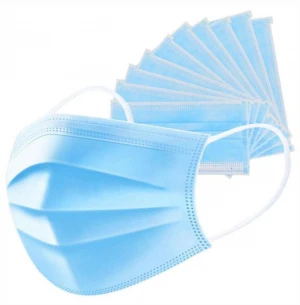 medical protect disposable 3-ply face mask in stock short time delivery