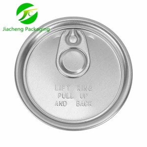 Aluminum full open end pull top lid can lids
