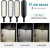 Import 9 LED Book Light, USB Rechargeable Reading Light - Stepless Dimming x 3 Eye-Protecting Modes (Warm&Cool White Light), Power Indicator, Long Battery Life, Flexible Clip on Book Light for Reading from China