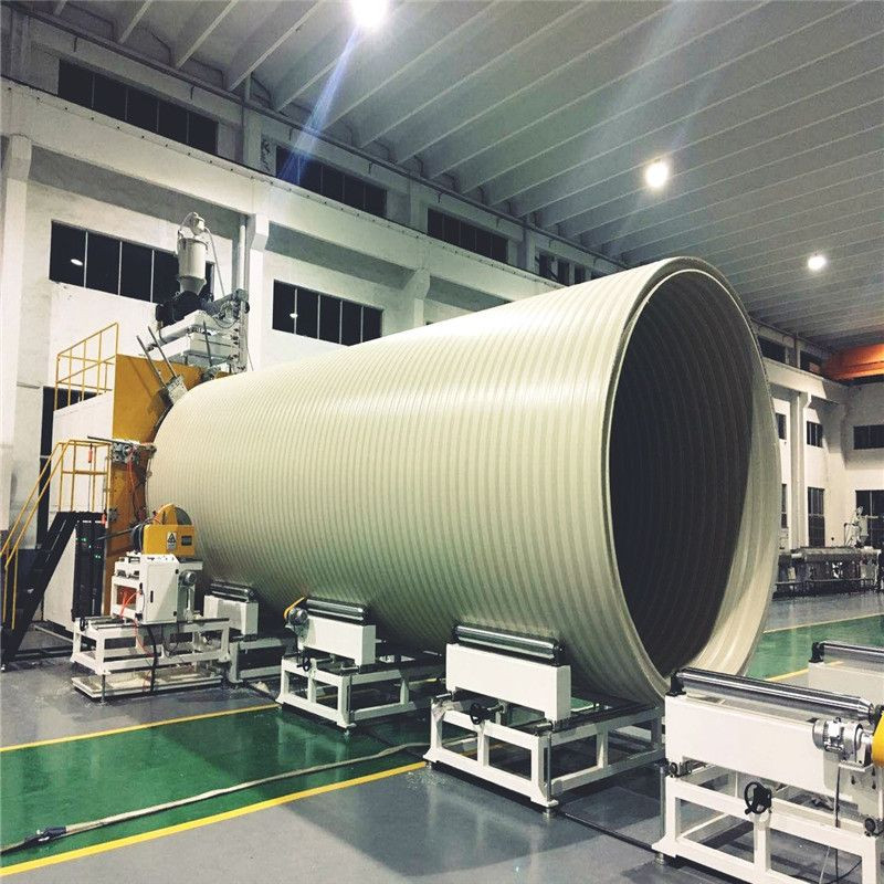 Buy Hdpe Large Diameter Hollow Wall Winding Pipe Production Line From