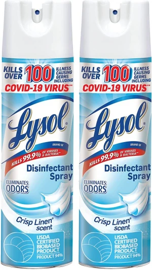 Lysol Disinfecting Spray, Crisp Linen