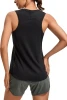 CRZ YOGA Women's Lightweight Sports Vest Running Tank Top with Pockets Racerback Workout