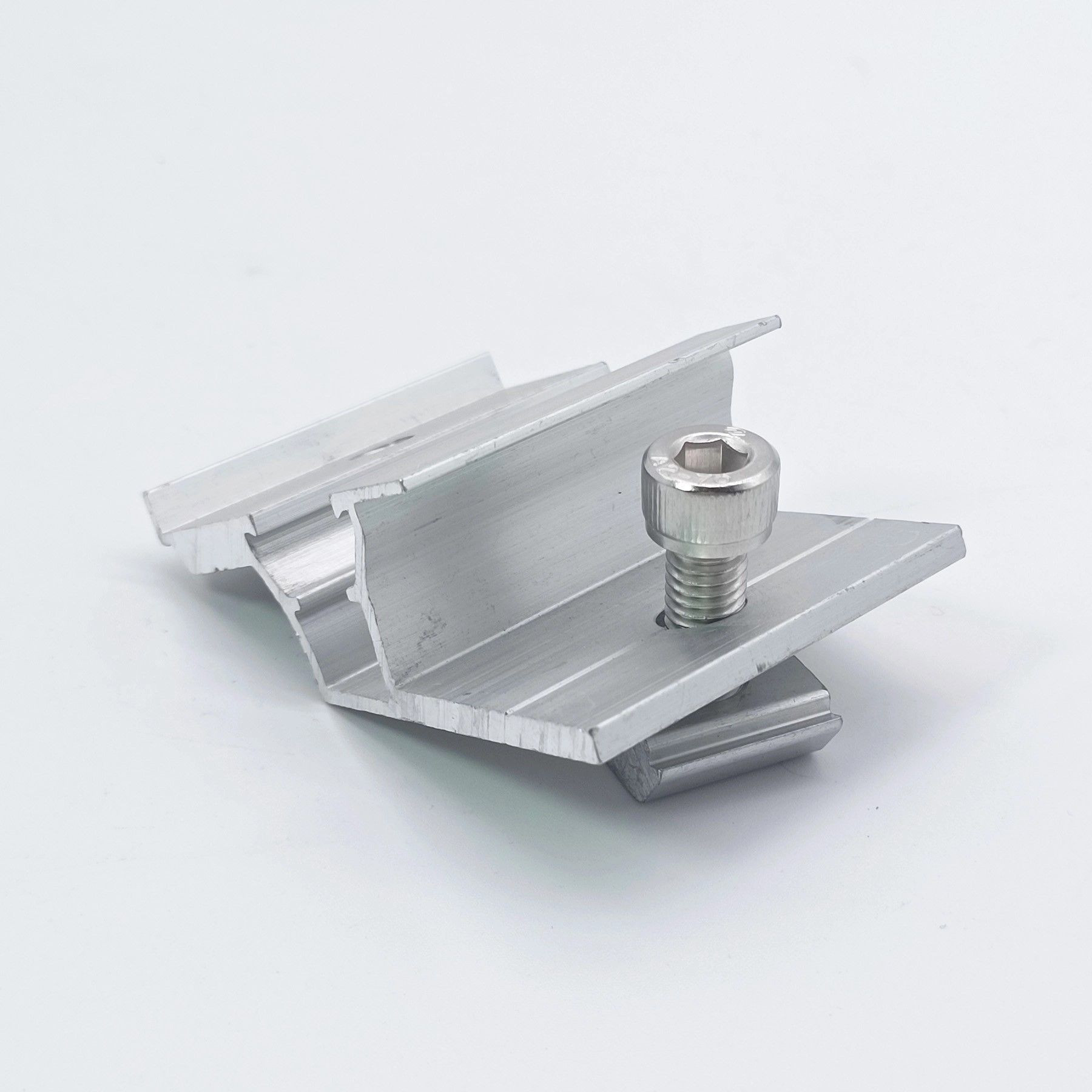 Buy Solar Panel Mounting Aluminum End Clamp For Pv Panel Installation ...