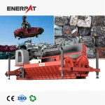 Automatic Hydraulic Mobile Car Crusher Baler, Powerful Car Baling Machine and Car Compactor for Efficient Recycling