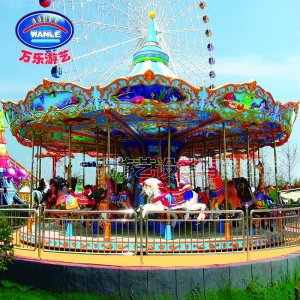 amusement rotary carousel ride for sale