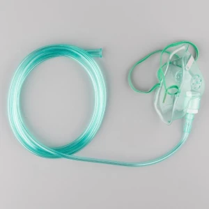Adult Oxygen Mask with 7' Universal Oxygen Tubing, Adult M/L