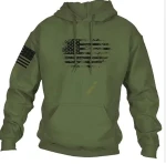 Classic Retro American Oversized Hoodie for Winter, Vintage Print, 100% Cotton, Timeless Comfort, Authentic Design, Pre