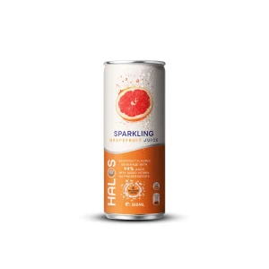 Halos/OEM Sparkling Fruit Juice Drink Orange Flavor In 330ml Can