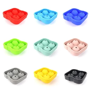 Low Temperature Resistance Colored Food Grade Silicone Ice Ball Molds