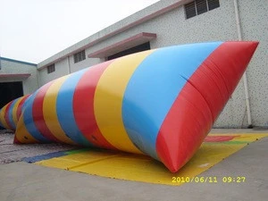 0.9mm PVC tarpaulin plato best quality Water Play Equipment, Water blob, Inflatable Water Catapult for Sale