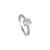 Import 1 Carat D New Model 925 Sterling Silver Moissanite Ring Luxury Jewelry Adjustable Size Engagement Ring For Women from China