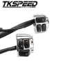 1 Pair Motorcycle 1"25mm Handlebar Control Switch With Wiring Harness