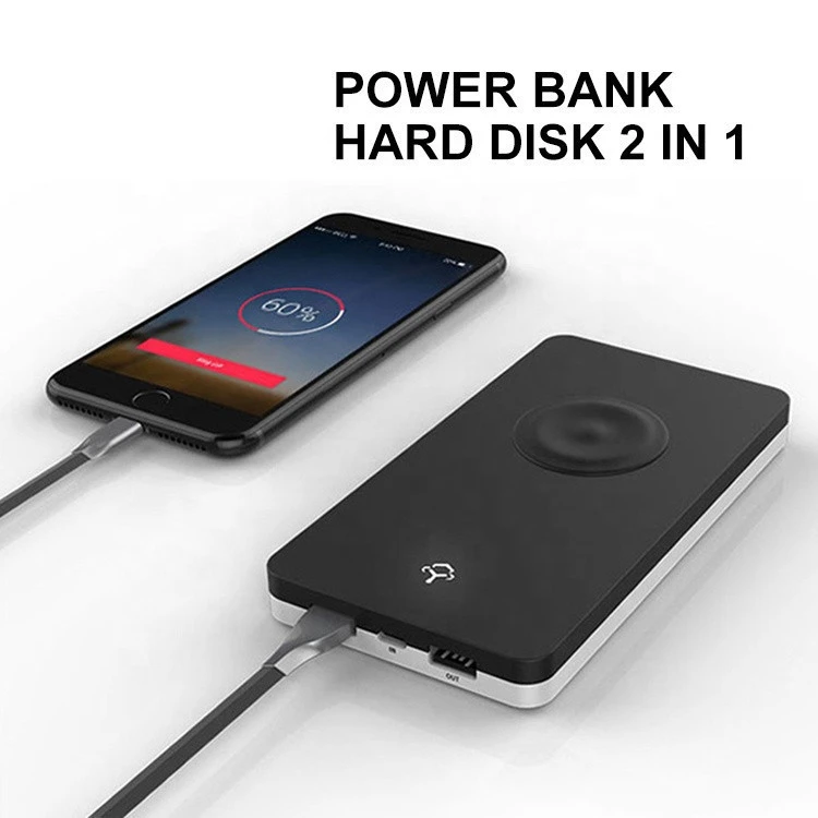1 tb Mobile Reader Esterno USB Cable Portable 1TB External Disk Hard Drive with 8000mAh Power Bank  HDD portable