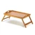 Import 100% Bamboo Foldable Breakfast Desk Eco-friendly Bed Serving Tray with Legs Portable Coffee Table Wooden Picnic Furniture from China