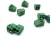 Import 100 pcs PCB Screw Terminal Block Connector, KF128-2P pitch:5.0MM/0.2inch, Green, 5mm, KF128 2Pins# from China