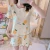 Import 100% polyester round neck printing pajamas women sleepwear shorts set home woman sleep wear from China