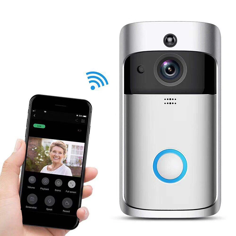 1080P UBOX Wireless Chime Intercom Wireless Smart Ring Video WiFi Doorbell Camera