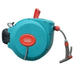 1/2 100ft retractable wall mounted hose reel set cart garden irrigation
