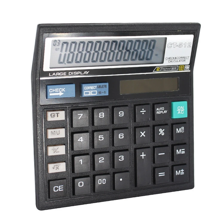 12 Digit Calculator &amp; Big Digit Calculator &amp; ct 512 Calculator