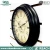 Import 12 inch antique design plastic old style wall clock , plastic clock wall from China