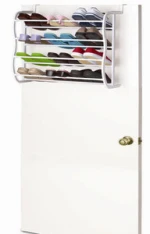 12 Pairs Over the Door Shoe Rack