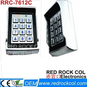 125khz 500 Users RFID Metal Standalone Door Access Controller with Keypad RRC-7612