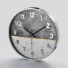12inch 30CM metal aluminum wall watch wall clock