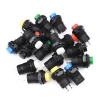 12mm High Head  Reset Push Button Switch Waterproof Latching Plastic Push Button Switch without Light