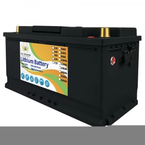 12V 100Ah Lithium Iron LiFePO4 Deep Cycle Battery, Built-in BMS, 3000+ Cycles, Perfect for RV, Solar, Marine, Overland, Off-Grid