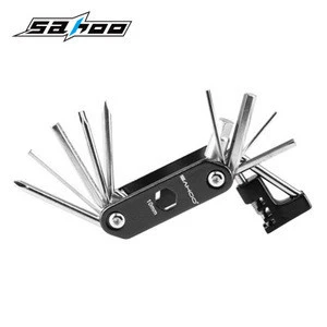 14 in 1 Multifunctional Bike Repair Tools Folding Safety Knife Military Knife Bike Chain Cutter +Wrench Bicycle Accessories