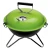 Import 14.5inch Round style metal apple shaped  portable smoker kettle charcoal grill bbq for outdoor camping from China